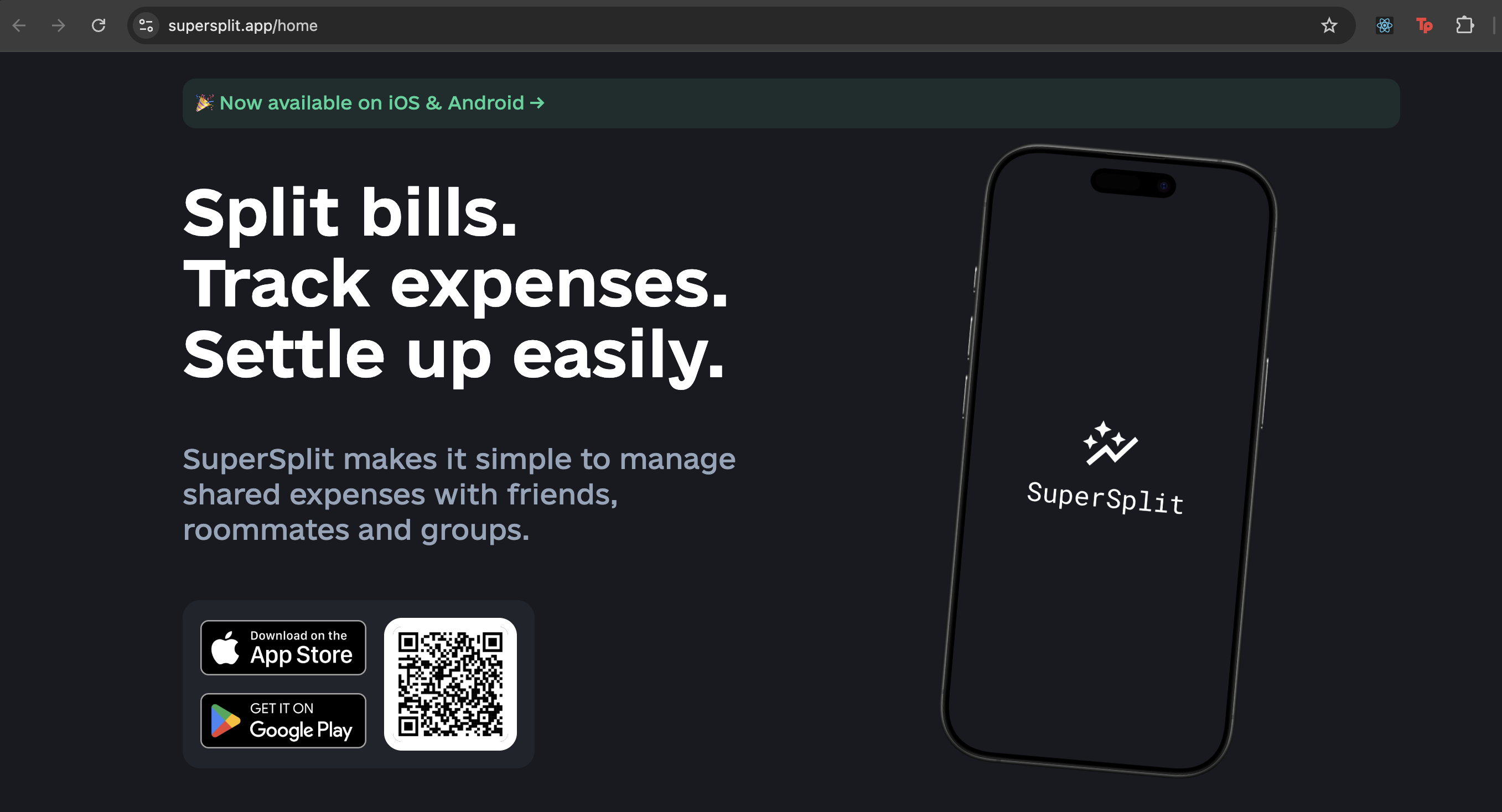 Supersplit screenshot